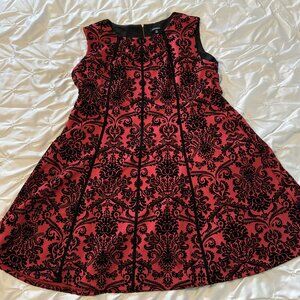 Roz & Ali Red Cocktail Dress